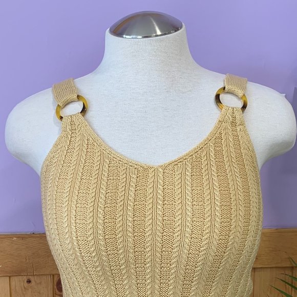 5 for $25 - Hippie Rose Knit Tank Top - Picture 2 of 5